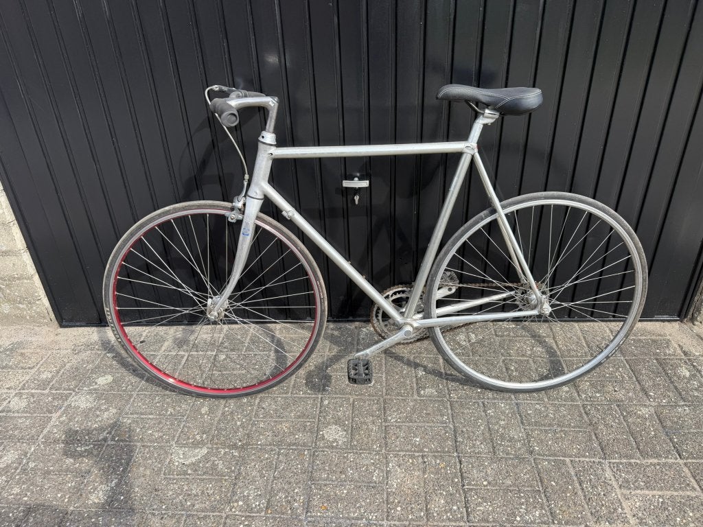 Herenfiets., Gebruikt, Velgrem, 53 tot 57 cm, Ophalen