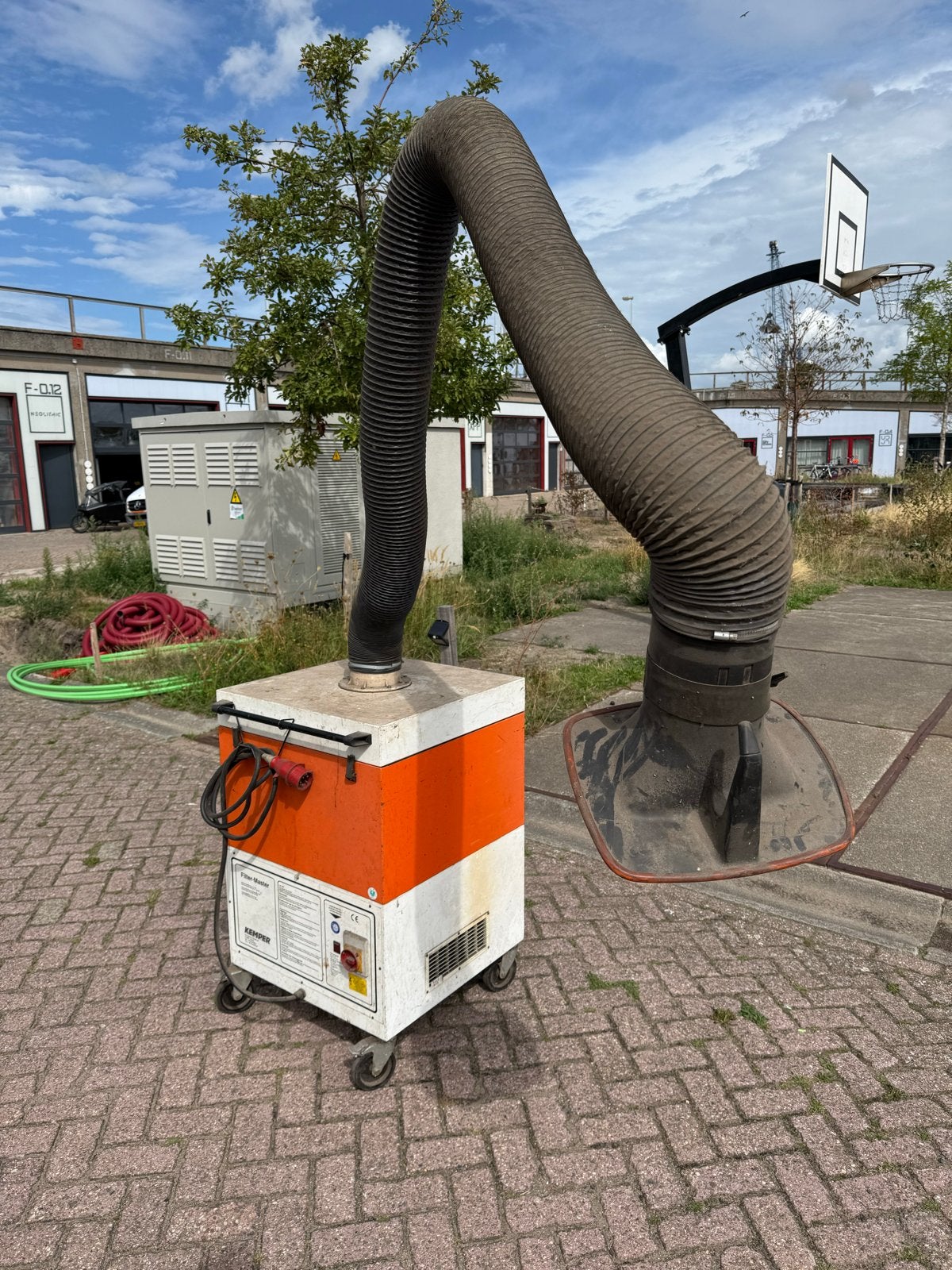 Kemper Filter-Master lasdamp afzuiging, Ophalen