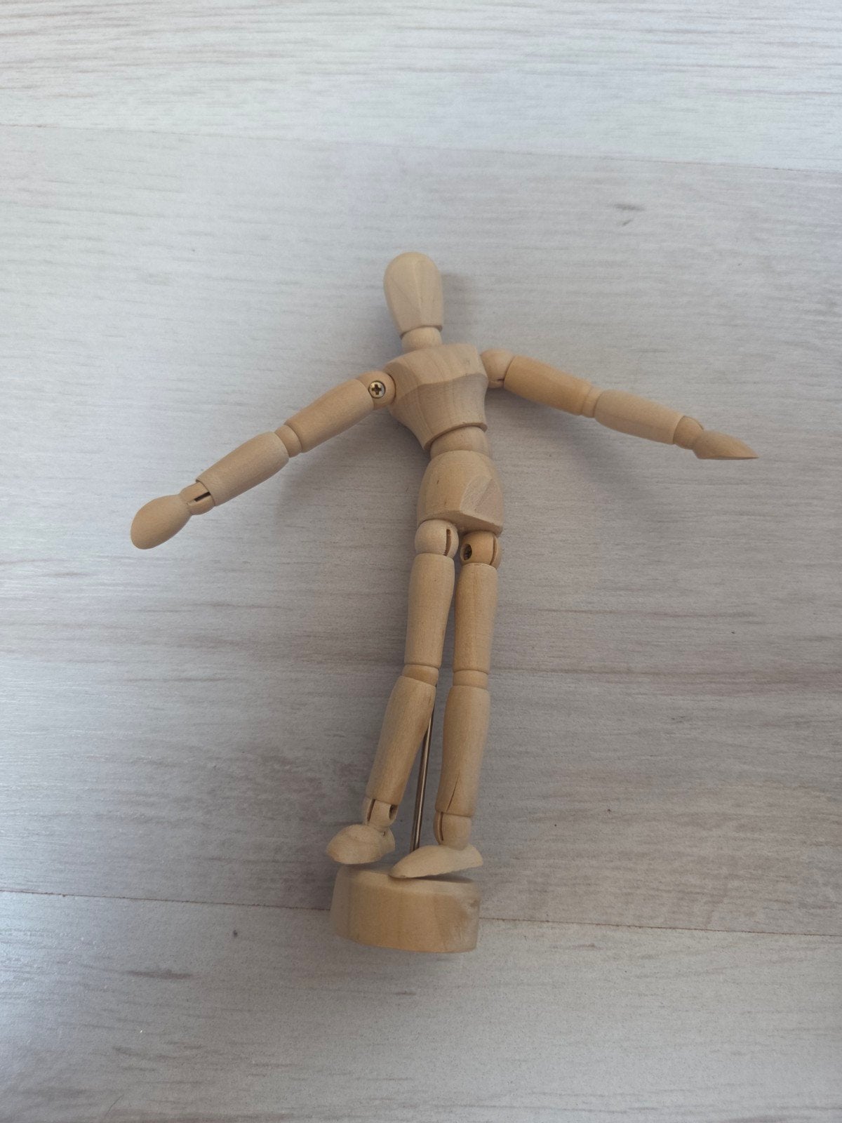 Houten tekenpop / etalagepop voor kunstenaars, Hobby en Vrije tijd, Tekenen, Verzenden, Gebruikt, Overige typen