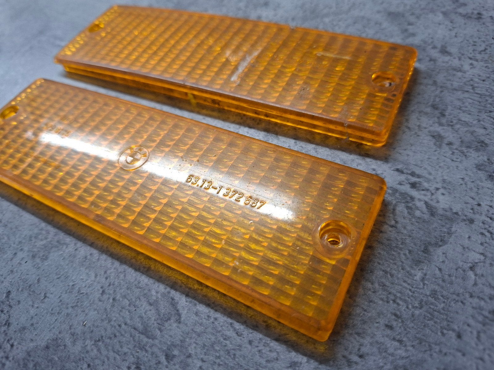BMW E30 knipperlicht kapjes oranje OEM, Auto-onderdelen, Ophalen of Verzenden, Gebruikt, BMW
