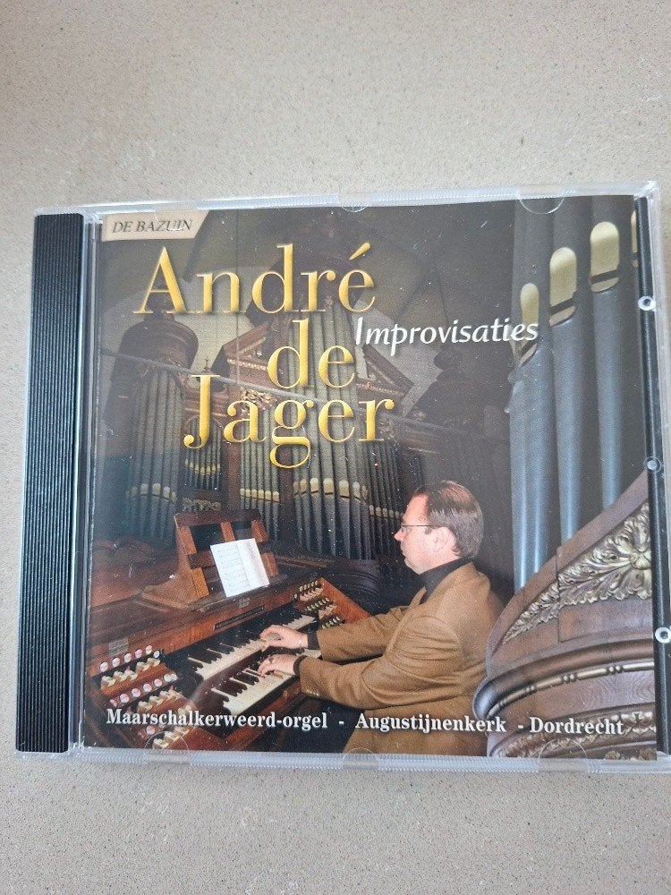 Cd: improvisaties van organist Andre de Jager., Ophalen of Verzenden, Zo goed als nieuw, Koren of Klassiek