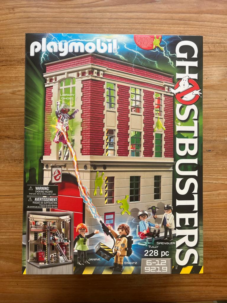Playmobil Ghostbusters Brandweerkazerne 9219, Ophalen of Verzenden, Nieuw