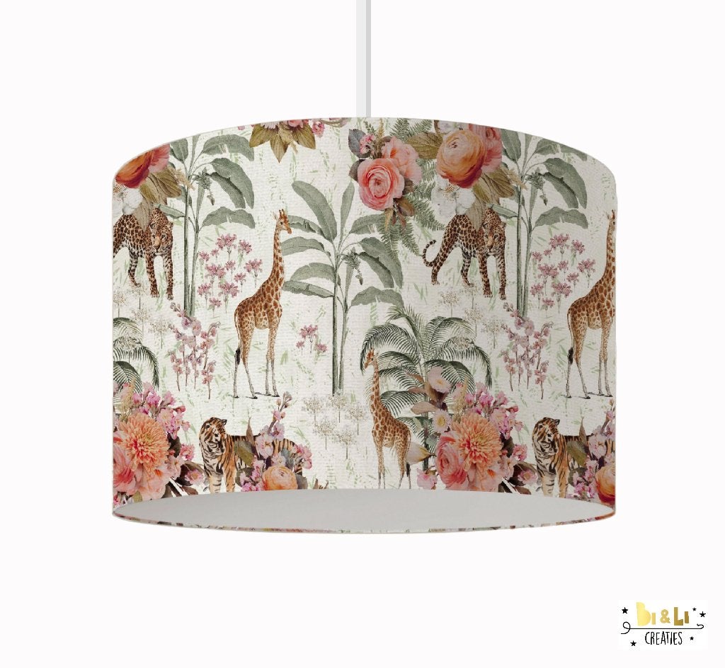 Hanglamp Bloemen Safari Dieren kinderlamp Little Dreamzzz, Bi & Li Creaties, Nieuw, Ophalen of Verzenden, Bilicreaties@gmail.com