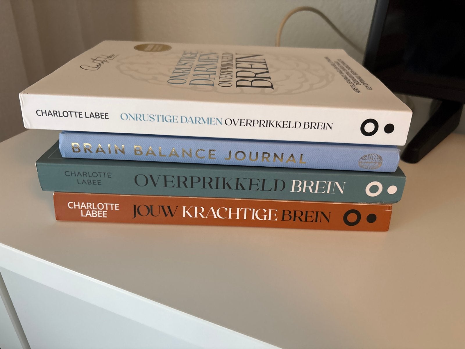 Charlotte Labee boeken: Brein, darmen en journal set, Ophalen of Verzenden, Zo goed als nieuw, Gezondheid en Conditie