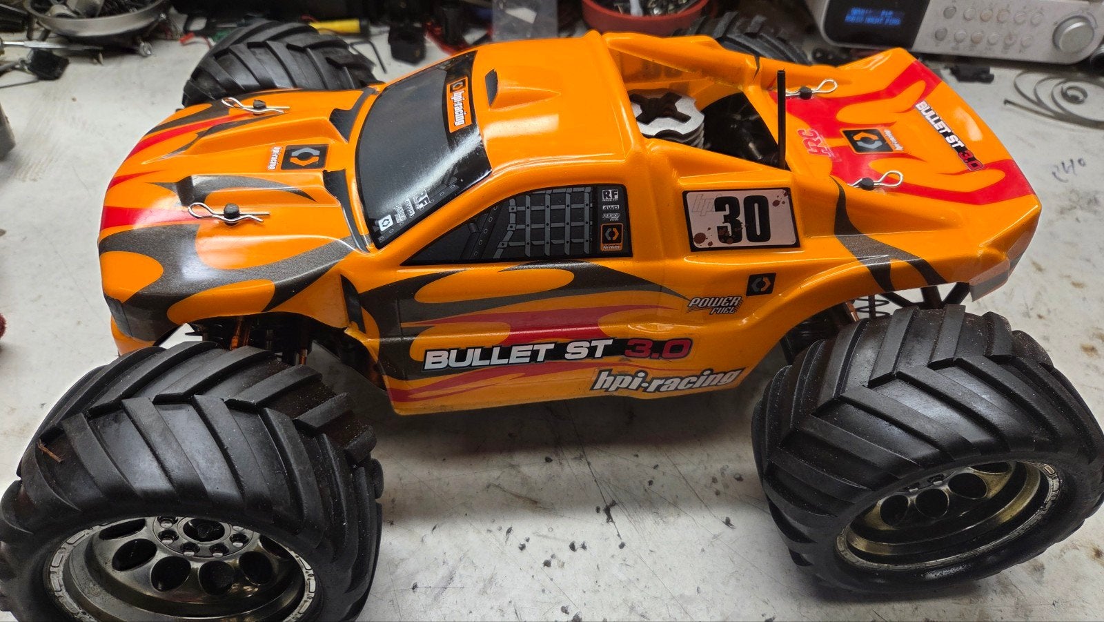 Te koop mooie hpi bullit 3.0, Gebruikt, Auto offroad, Ophalen of Verzenden, Schaal 1:10