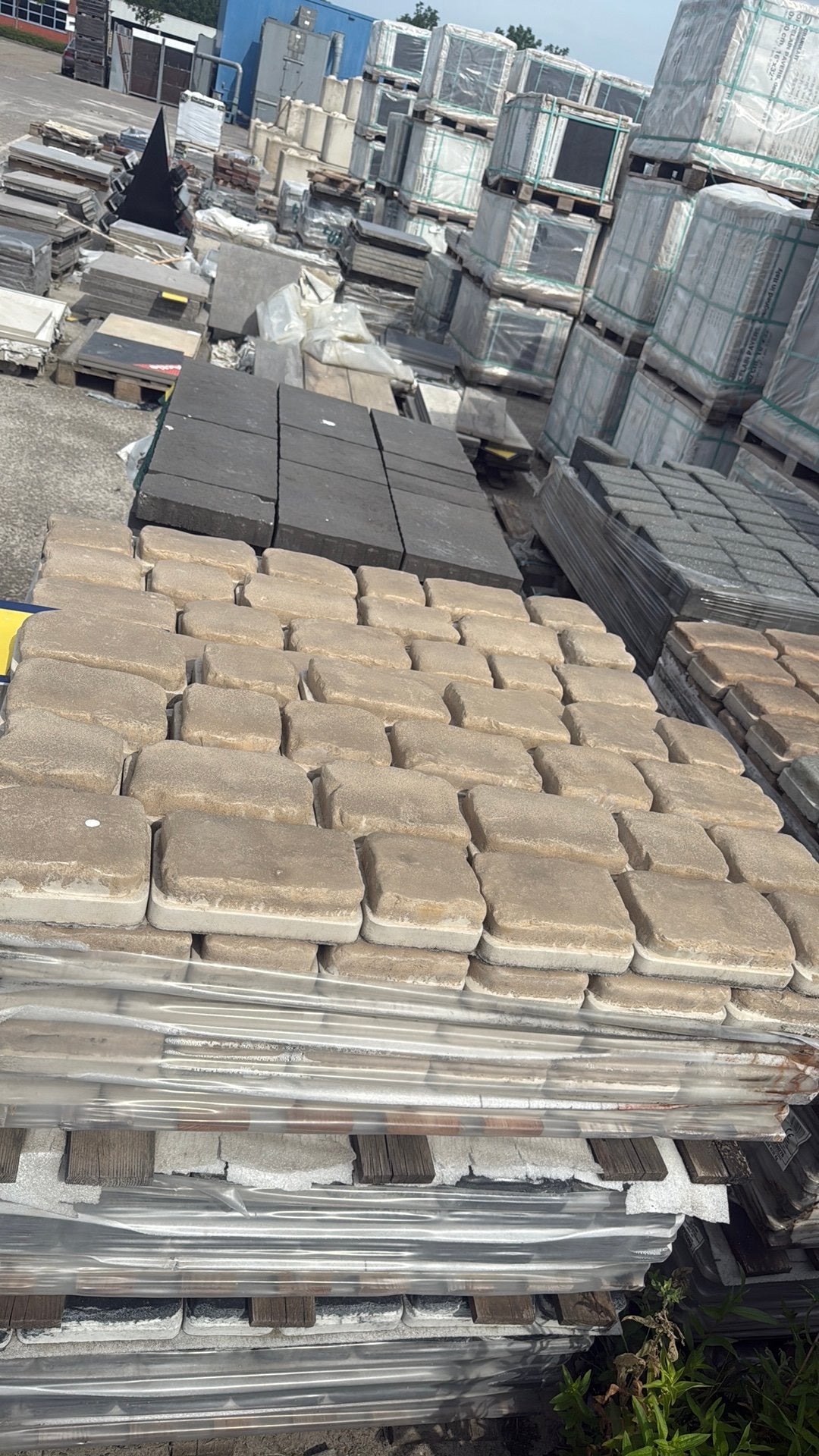 Courtstones partij, Tuin en Terras, Ophalen, Zo goed als nieuw, Beton, Klinkers