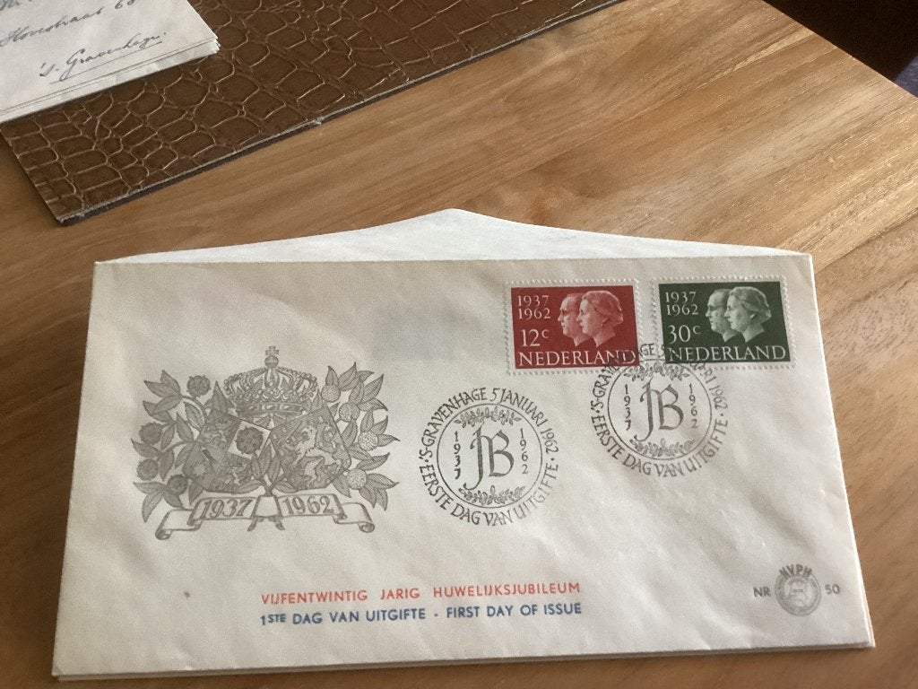 No3152 E50 gewist adres Nederland jaargangen fdc 1963 tm, Postzegels en Munten, Verzenden, Onbeschreven, Nederland