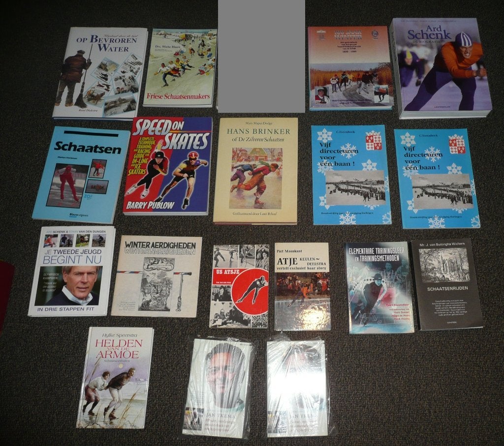 126  SCHAATS-  schaatsen boeken, schaatssport, KAARTEN,, Boeken, Ophalen of Verzenden, Zo goed als nieuw, Sport, Hobby en Vrije tijd