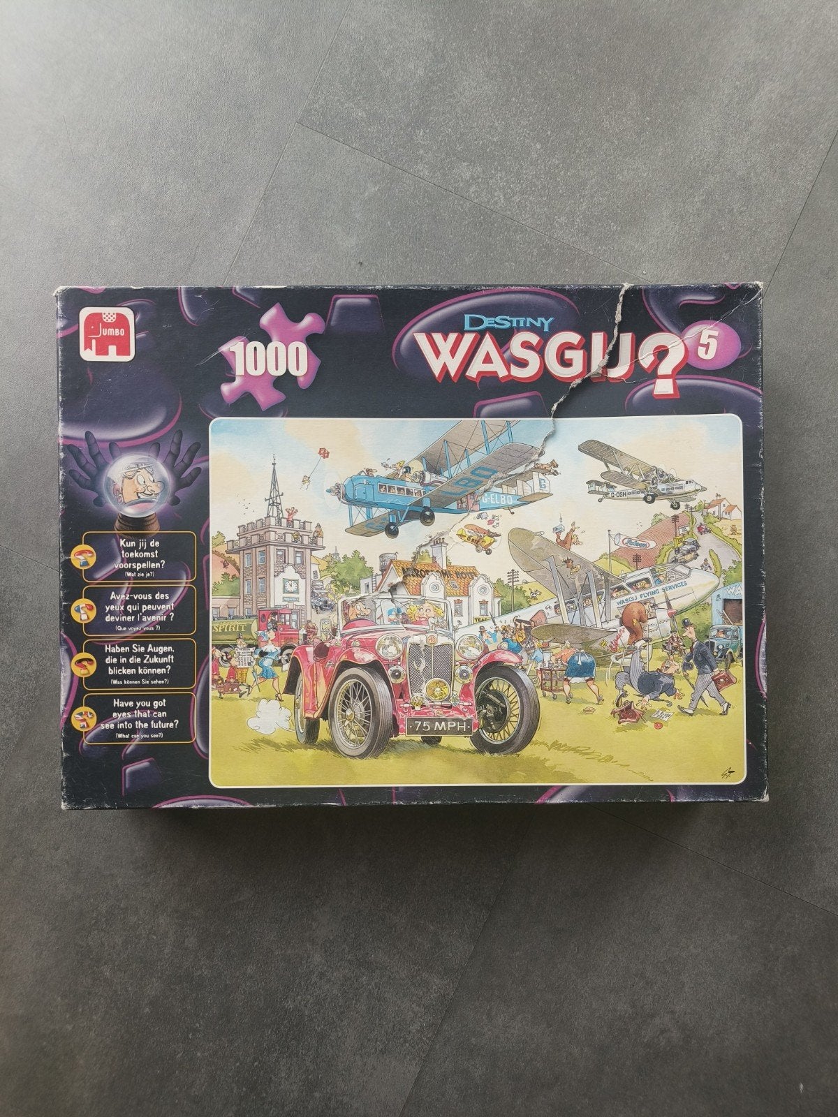 Jumbo Wasgij Destiny 5 legpuzzel 1000 stukjes compleet, Hobby en Vrije tijd, Denksport en Puzzels, Ophalen of Verzenden, 500 t/m 1500 stukjes