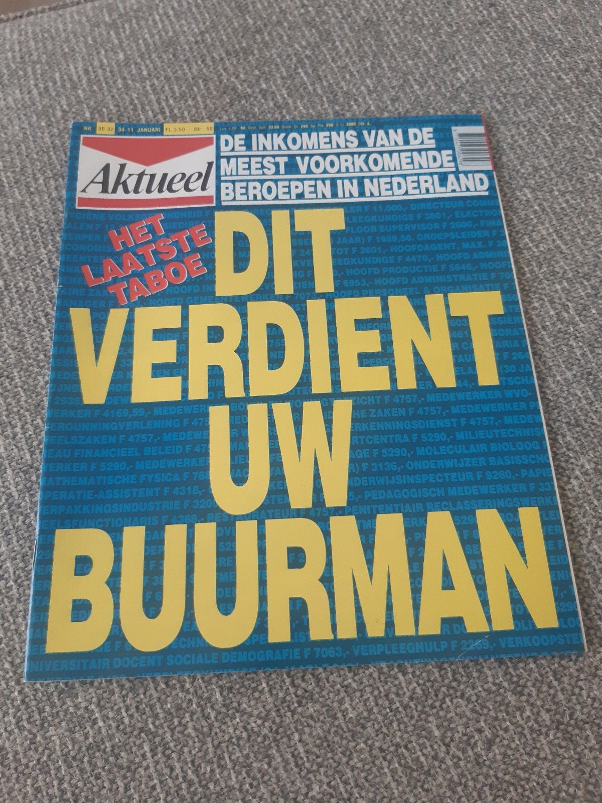 2.Aktueel 1990. Tom Jones. Peter R de Vries. Ed Nijpels. Phi, Verzamelen, Tijdschriften, Kranten en Knipsels, Verzenden, 1980 tot heden