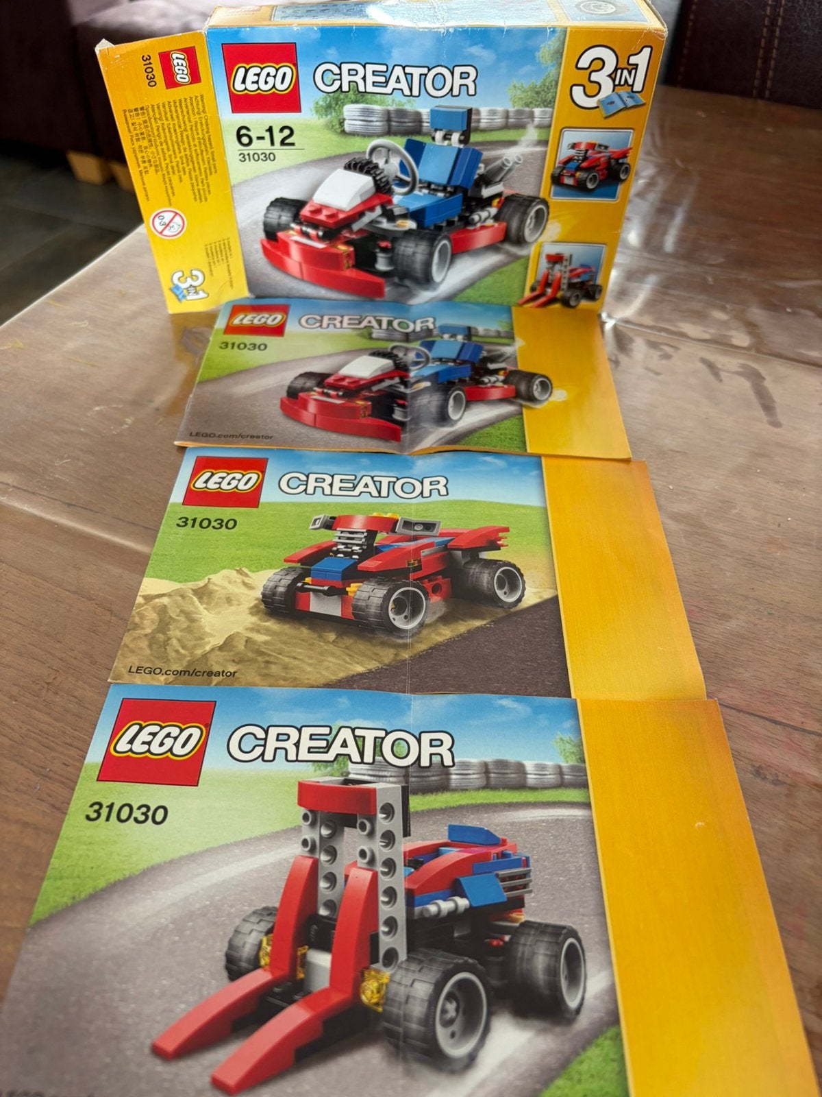 Lego creator 31030 rode go kart, Gebruikt, Compleet, Lego, Ophalen of Verzenden