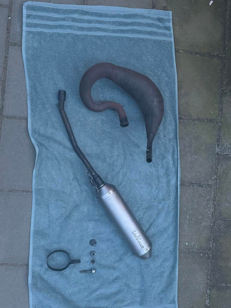 Leovince uilaat 50/70 D50B0 Derbi/ Aprilia, Ophalen of Verzenden, Gebruikt, Uitlaat