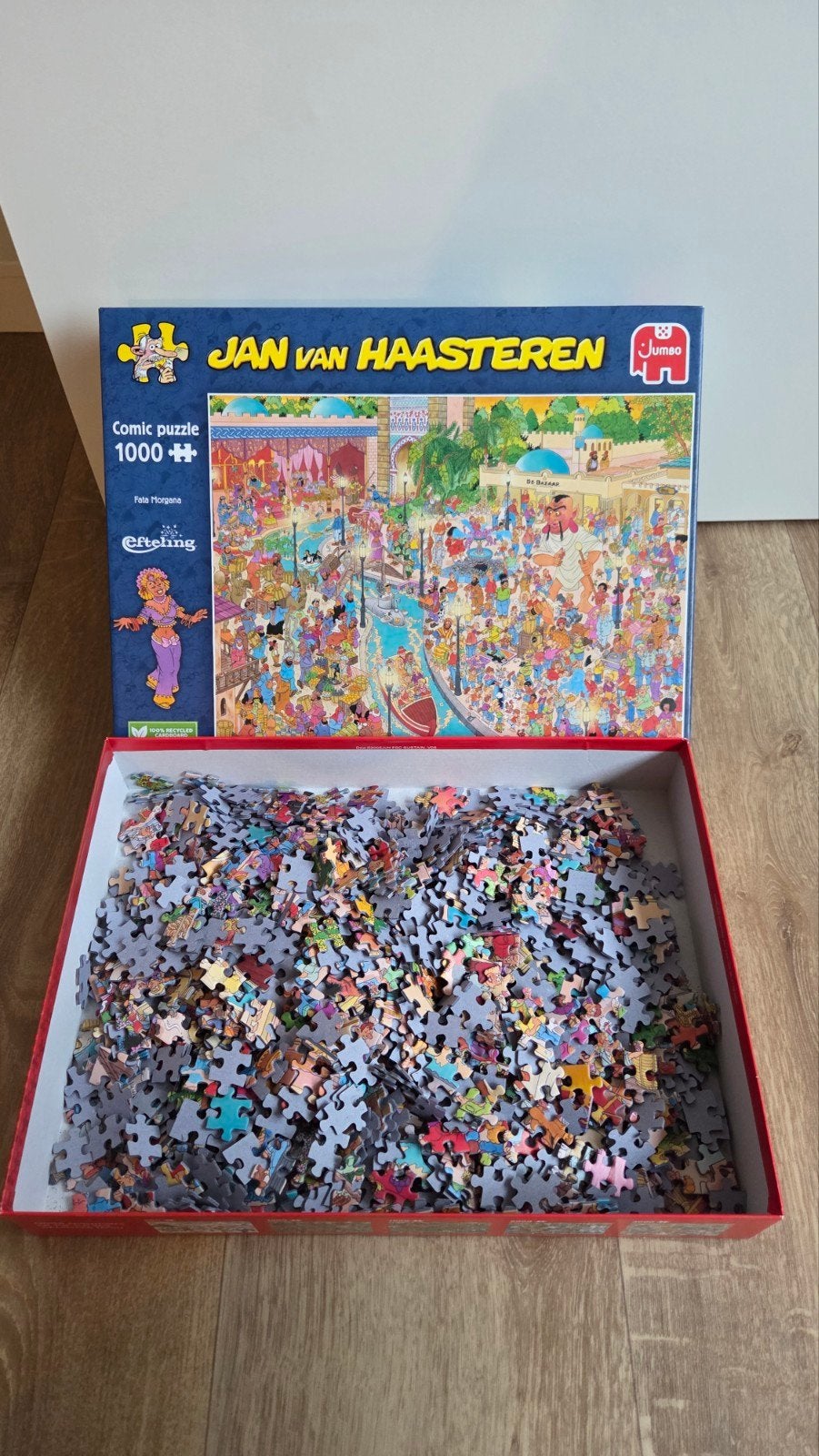 Jan van Haasteren puzzel - Fata Morgana, Ophalen of Verzenden, 500 t/m 1500 stukjes, Zo goed als nieuw, Legpuzzel