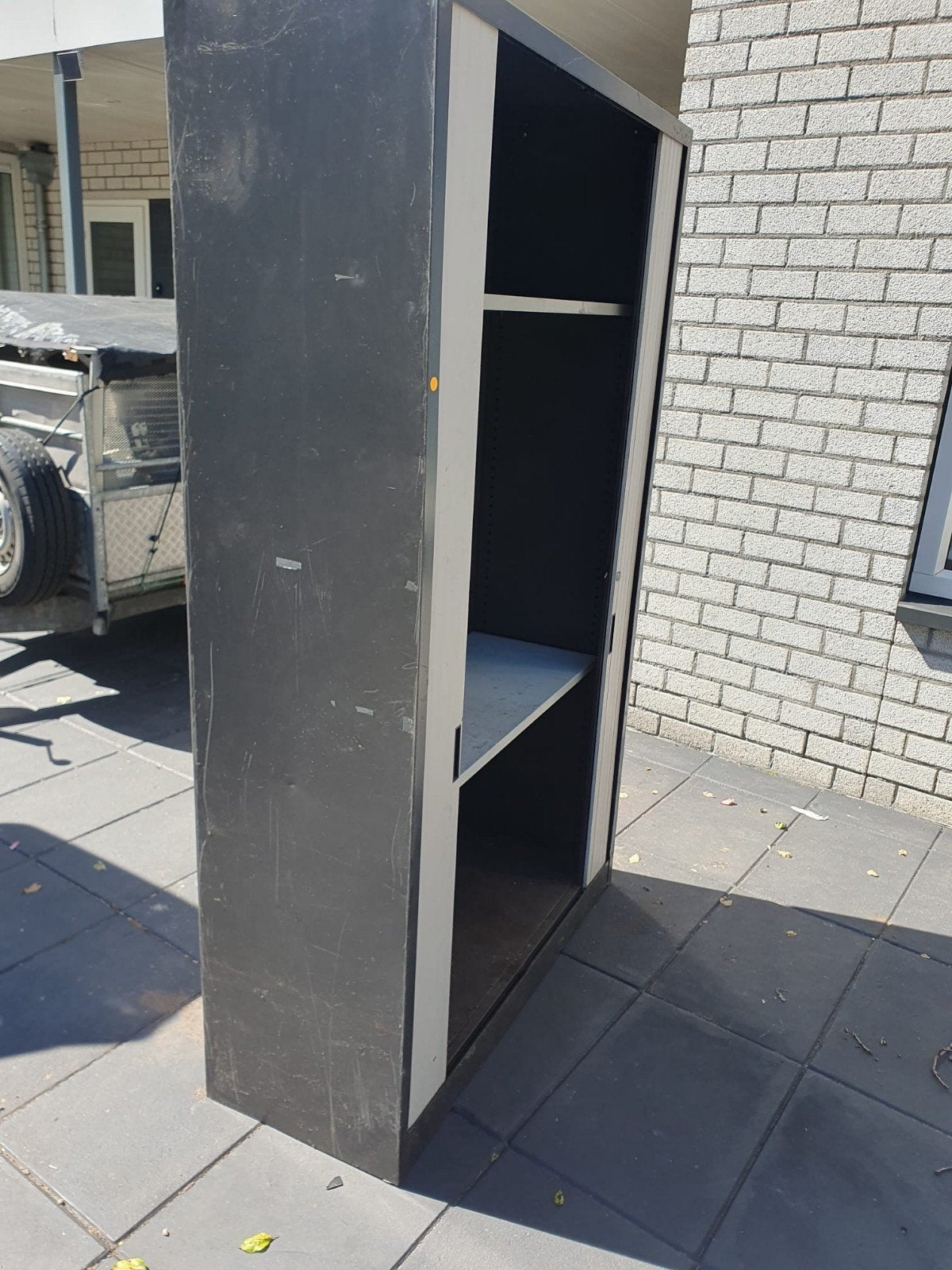 Schuifdeur kast, Ophalen, 25 tot 50 cm