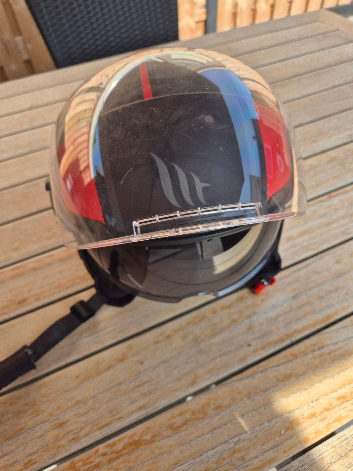 MT Helmets Jethelm - Maat M, Motoren, M, Heren, Jethelm, Tweedehands
