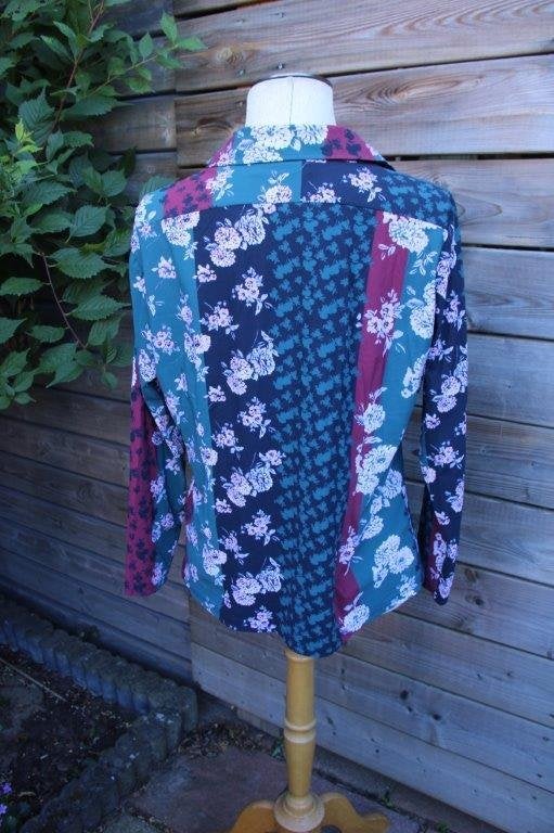 Blouse groen/ wijnrood/ roze Studio Anneloes mt XXL travel v, Studio Anneloes, Meerkleurig, Maat 46/48 (XL) of groter, Ophalen of Verzenden