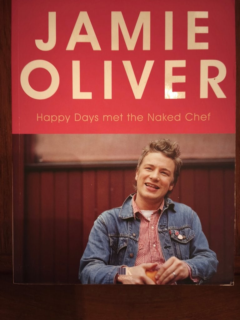 Happy Days met the naked Chef, Boeken, Voorgerechten en Soepen, Ophalen of Verzenden, Zo goed als nieuw, Jamie Oliver