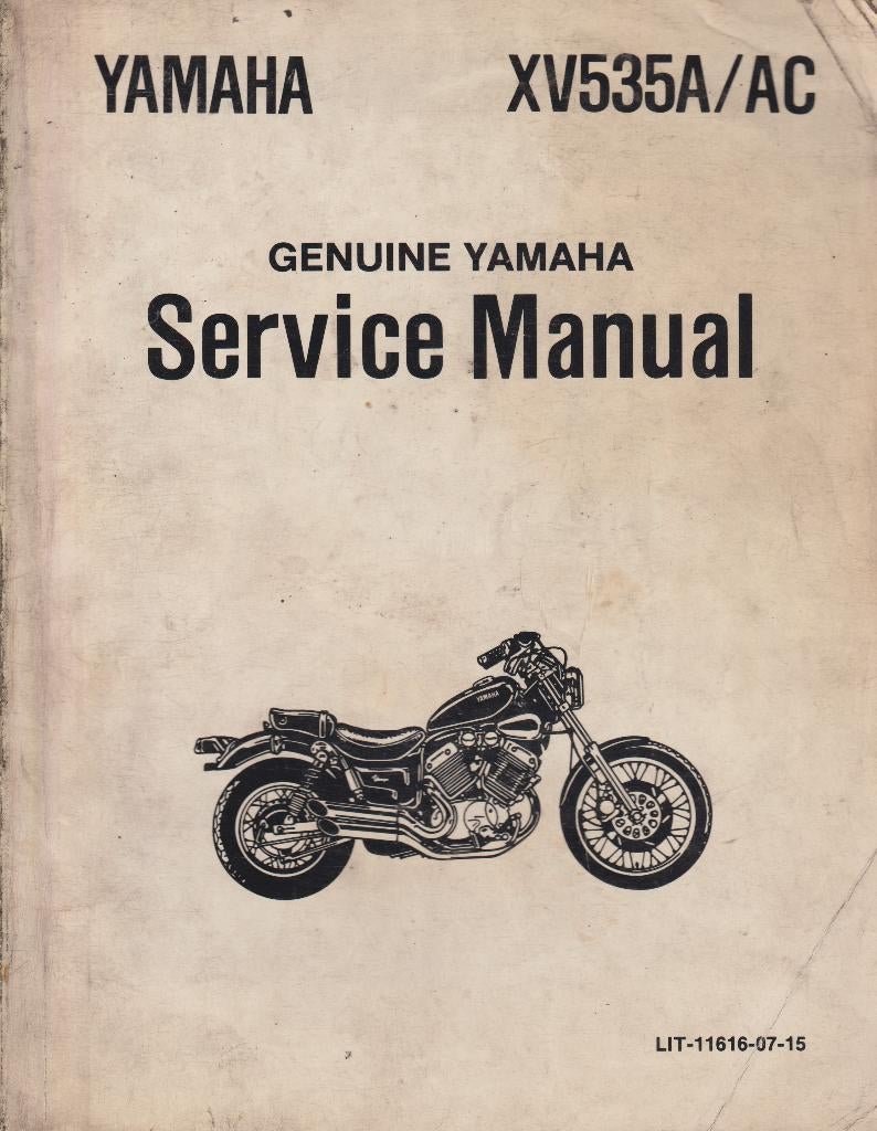 Yamaha XV535A-AC Virago Service manuel Engels 1989, Ophalen of Verzenden, Gebruikt