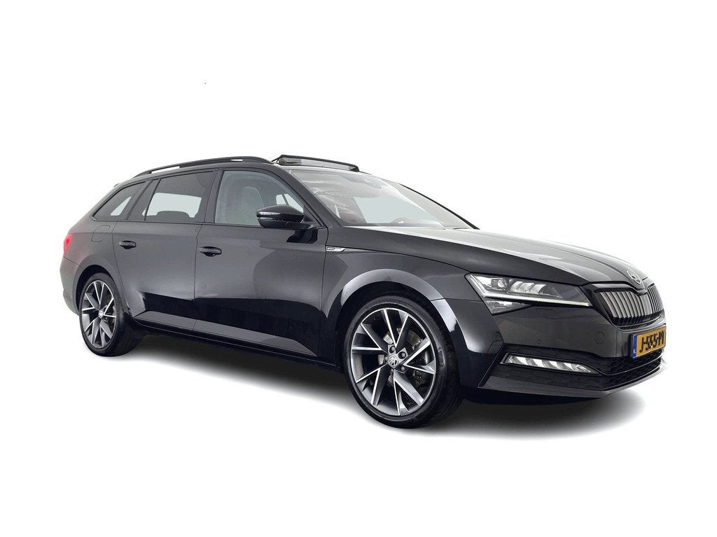 Skoda Superb Combi 1.4 TSI iV Sportline Business (Plug-in) (, Auto's, Skoda, Gebruikt, 4 cilinders, Leder en Stof, Hybride Elektrisch/Benzine