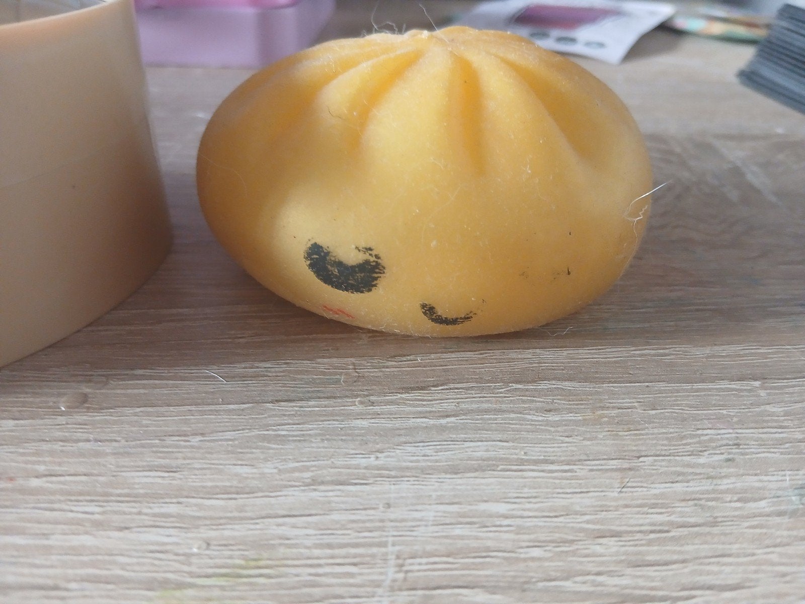 Gouden Dumpling Squishy Speeltje, Ophalen of Verzenden, Gebruikt