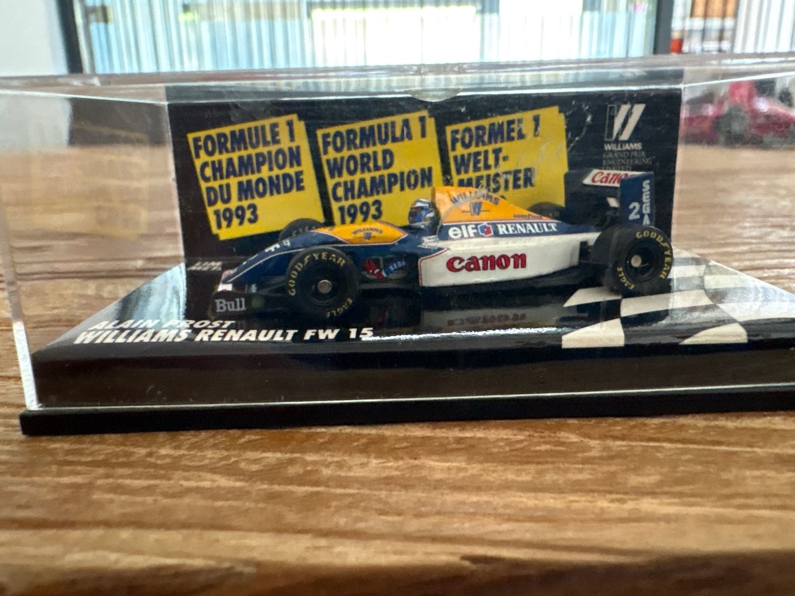 Alain Prost – Williams Renault FW15, 1993, Ophalen of Verzenden, Zo goed als nieuw, Formule 1
