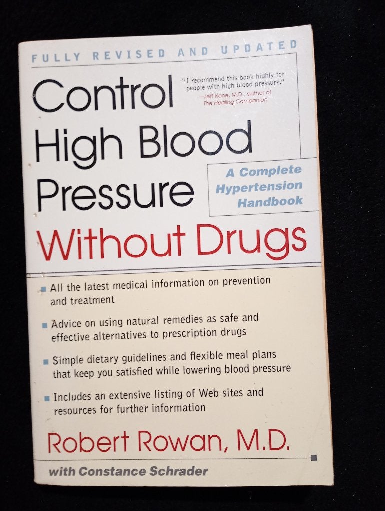 Robert Rowan, Control High Blood Pressure Without Drugs, Ophalen of Verzenden, Gelezen