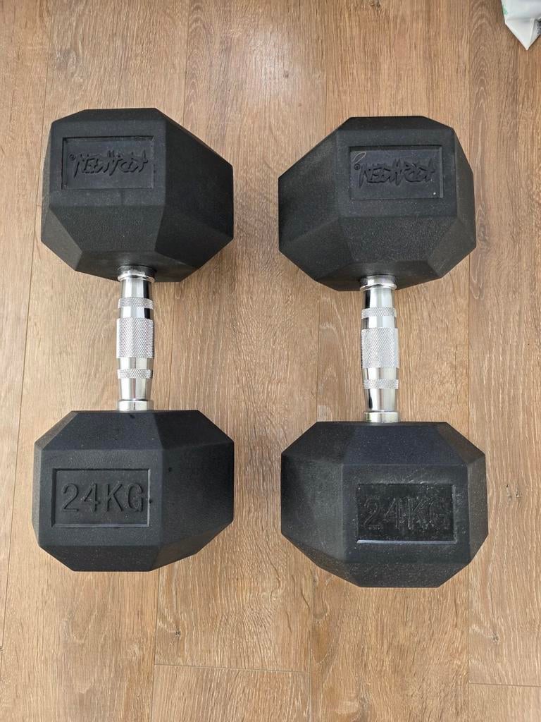 24kg Hexa Dumbbells - Zo goed als nieuw, Ophalen, Zo goed als nieuw, Dumbbell