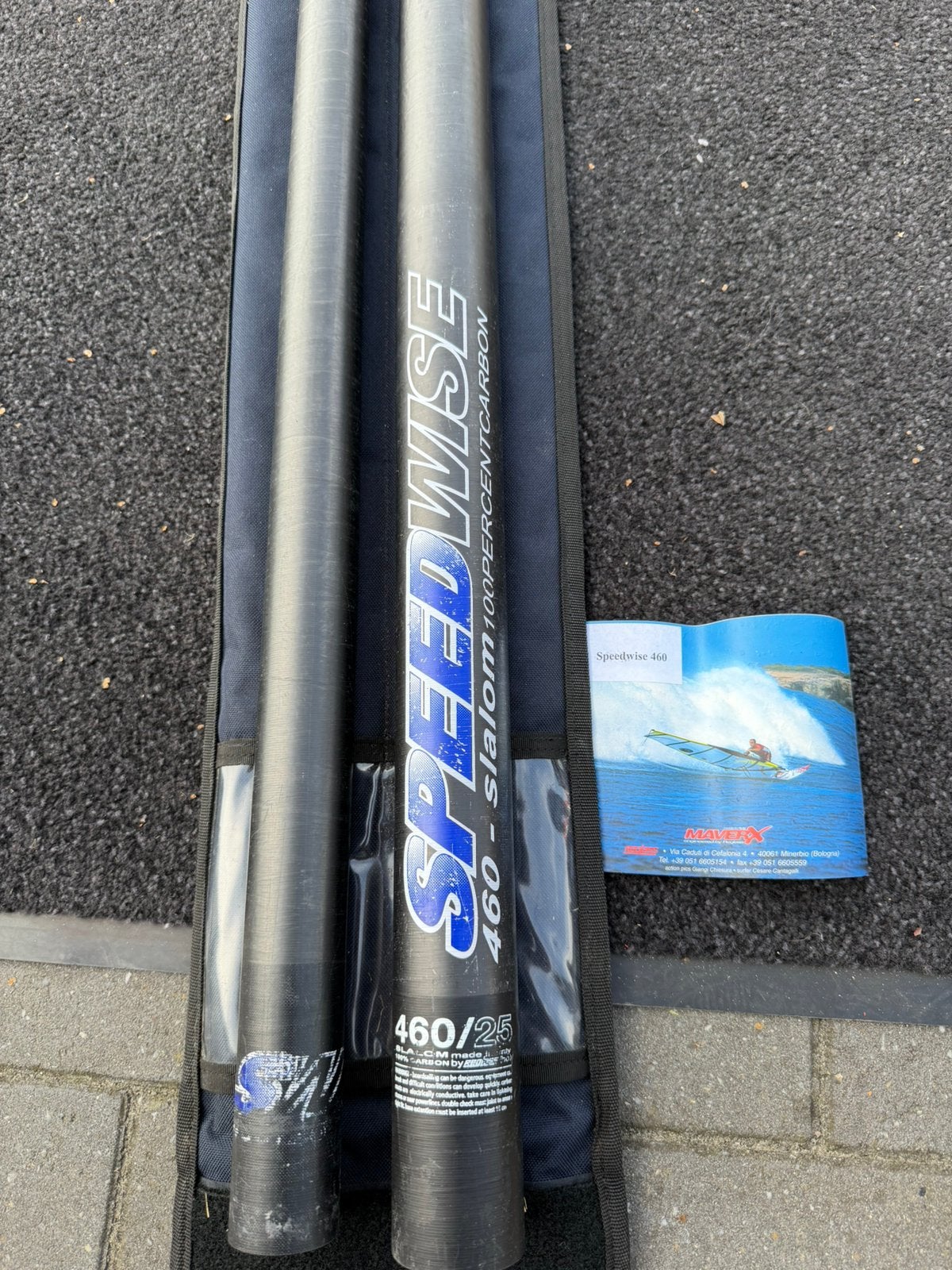 Maverx masten 460 SDM 400 SDM en 370 SDM 100% carbon, Ophalen, Zo goed als nieuw, Mast