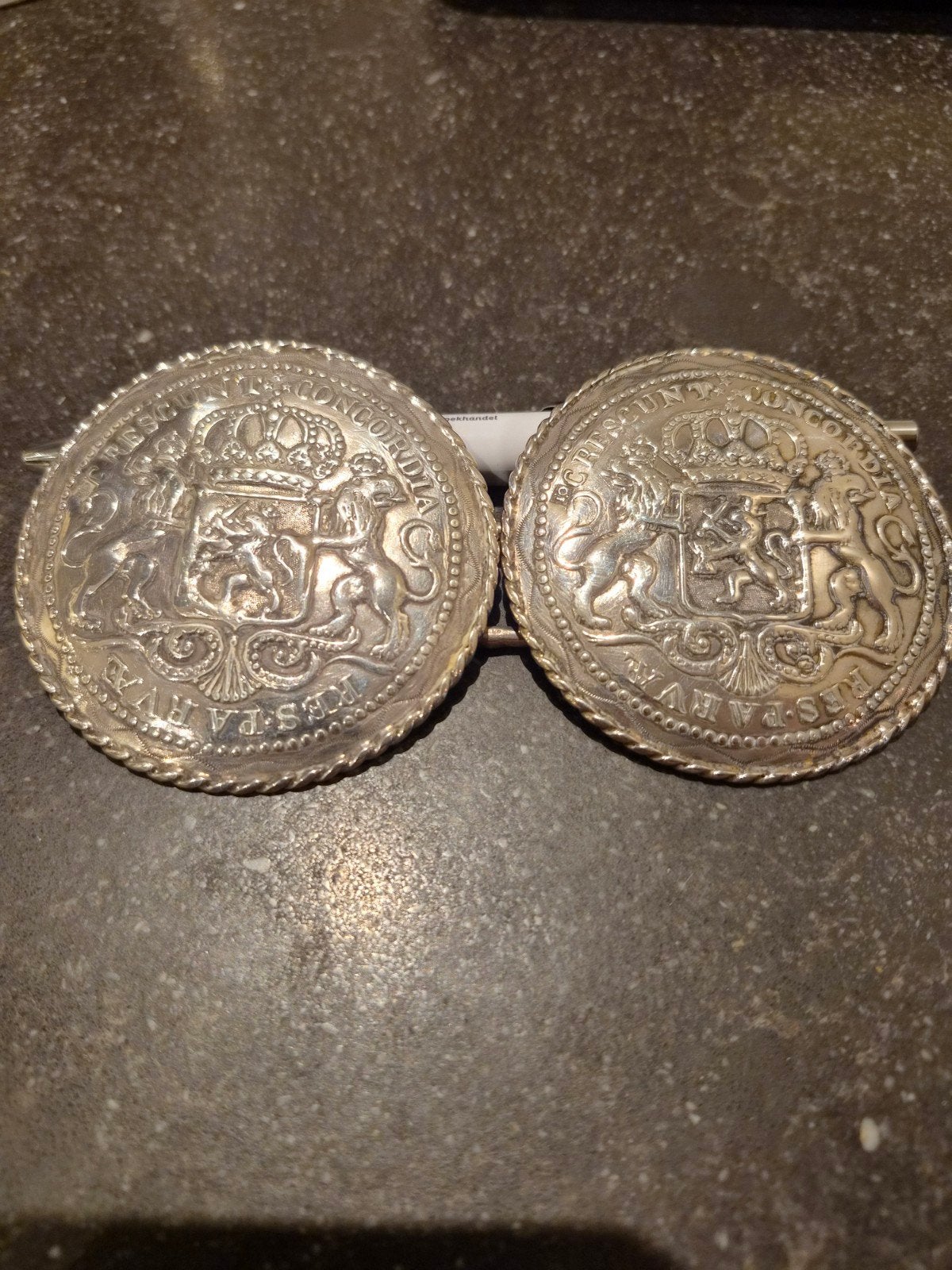 Zilveren Brokstukken Walcherse Dracht (doordrukt) 62gr 7cm, Ophalen of Verzenden