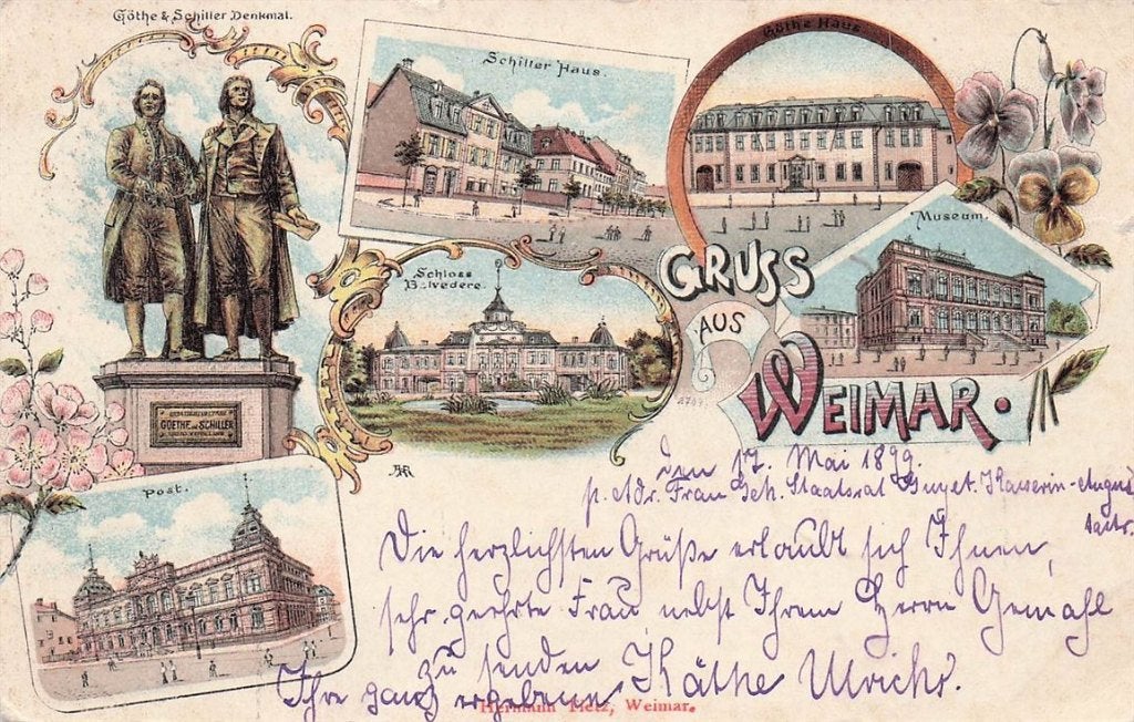 702-119-025 Weimar, Verzenden, Voor 1920, Duitsland