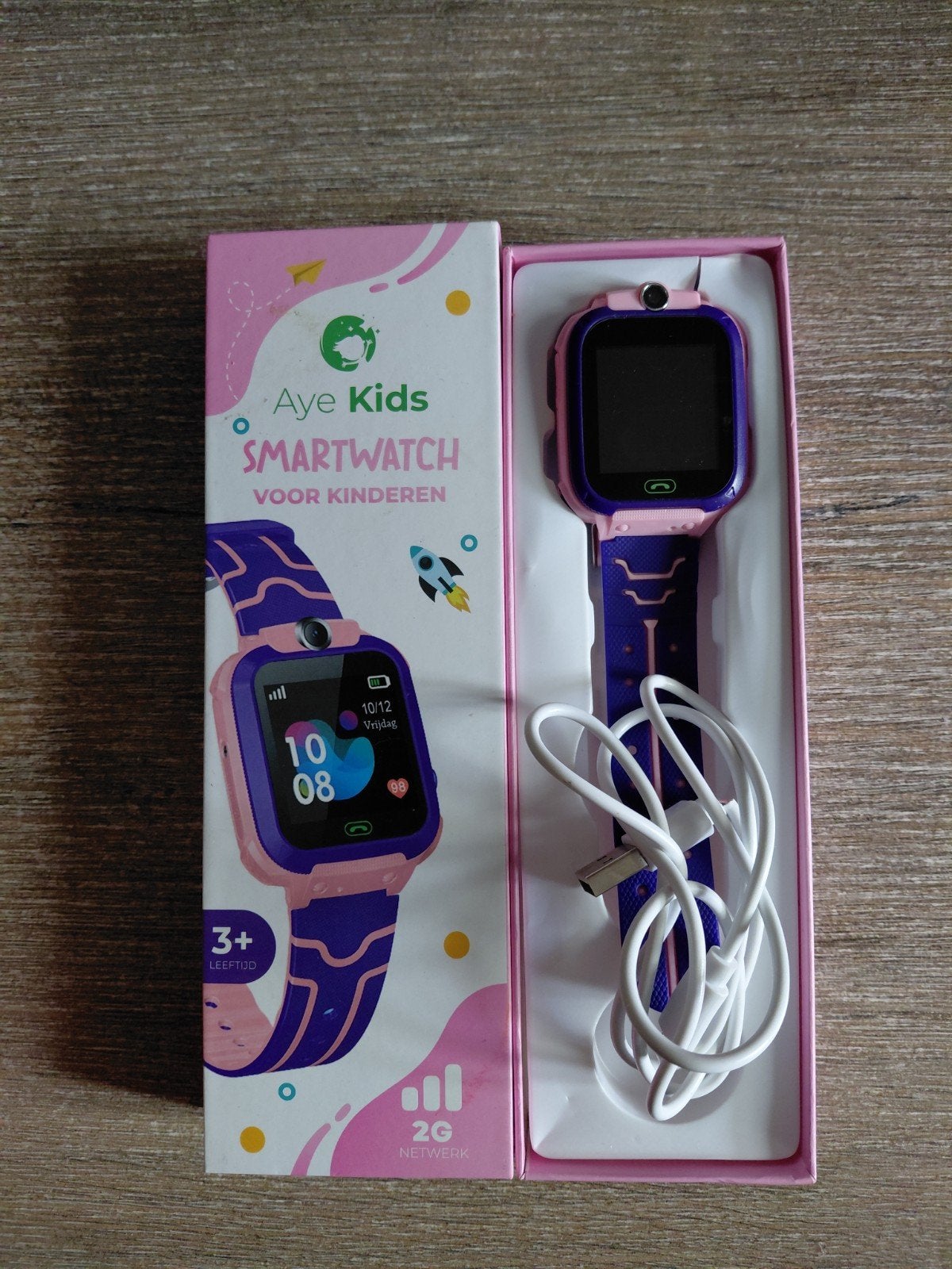Nieuwe GPS Smartwatch voor Kinderen - Paars/Roze, Ophalen of Verzenden, GPS, Nieuw, Paars