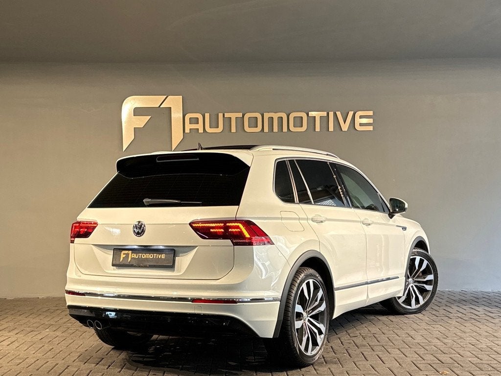 Volkswagen TIGUAN 2.0 TSI 4Motion 3X R Line Pano|HuD|H/K|VOL, Auto's, Volkswagen, Gebruikt, 1984 cc, Leder en Stof, Wit