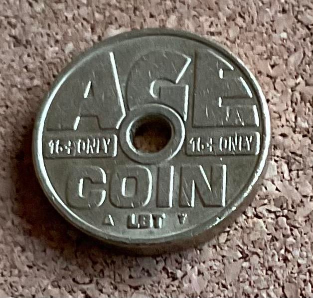 Penning - AGE COIN  LBT, Postzegels en Munten, Penningen en Medailles, Overige materialen, Nederland, Ophalen of Verzenden