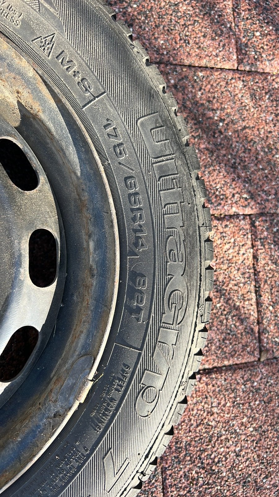 4 stuks Winterbanden op velg, Auto diversen, Ophalen, Gebruikt