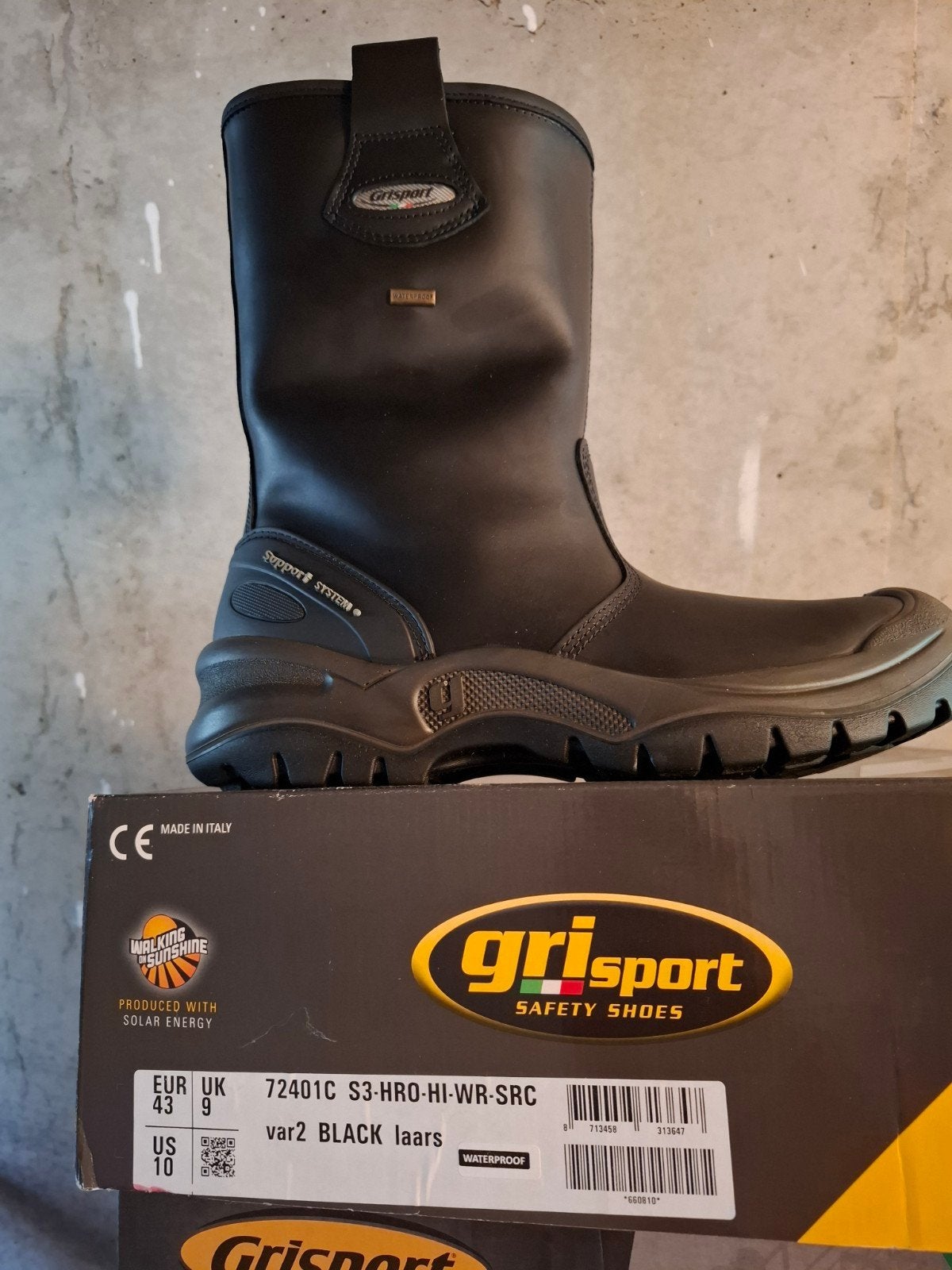 Nieuw in doos Grisport werk laarzen maat 43, Kleding | Heren, Schoenen, Grisport, Zwart, Nieuw, Ophalen of Verzenden