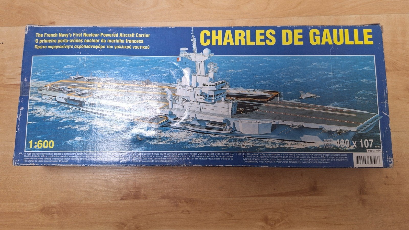 Charles de Gaulle Vliegdekschip Modelbouw (1:600), Hobby en Vrije tijd, Ophalen of Verzenden, Nieuw, 1:50 tot 1:200, Revell