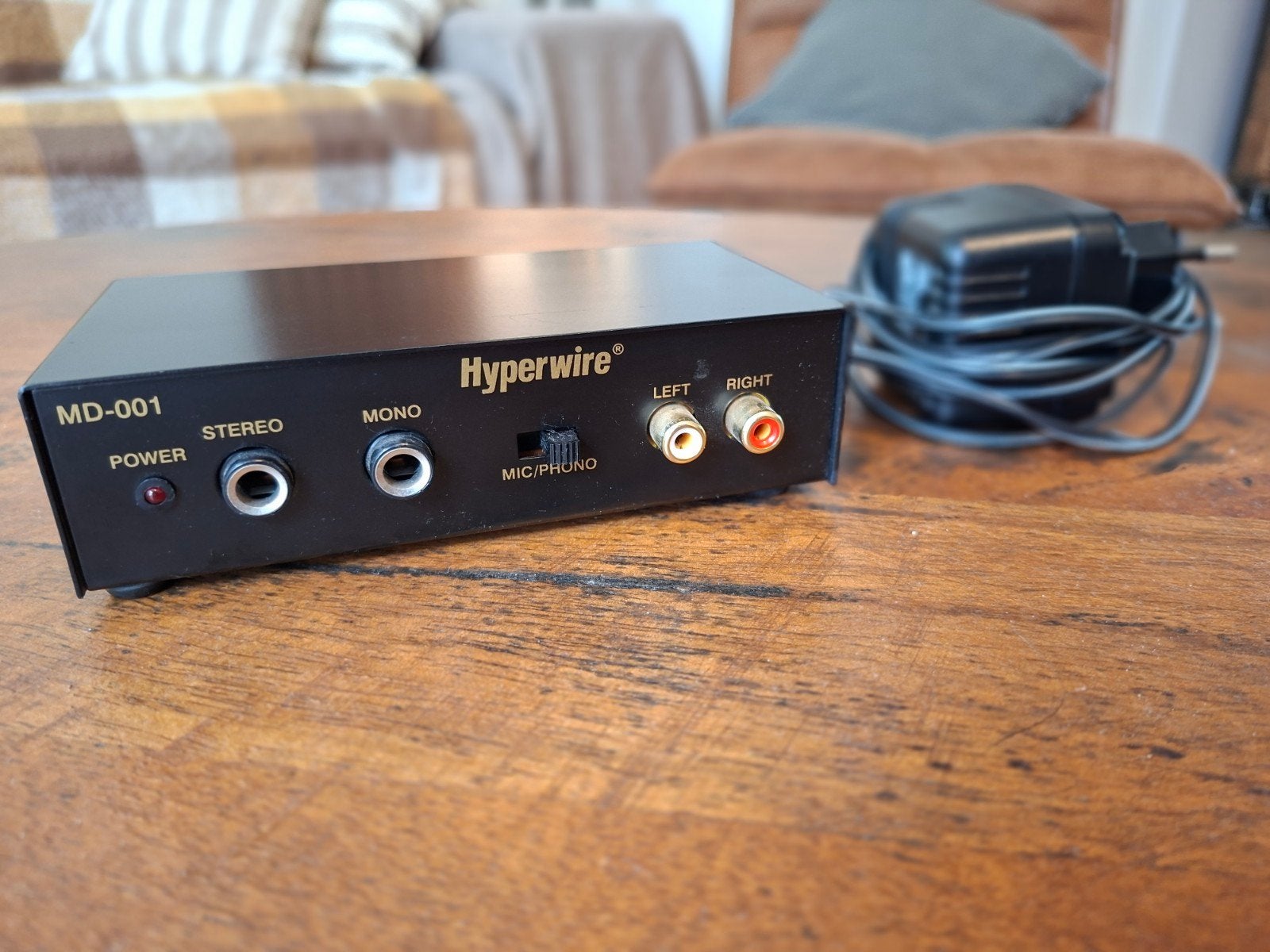 Voorversterker Hyperwire MD-001 (voor platenspeler o.a.), Ophalen of Verzenden, Gebruikt, Audio