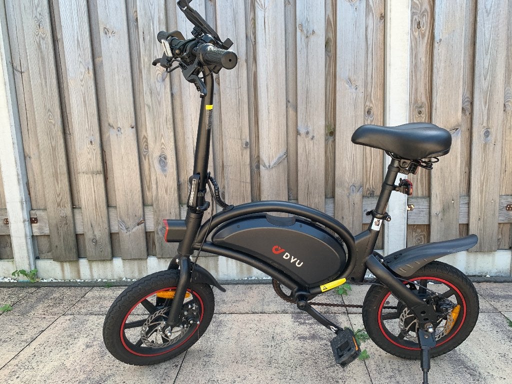 DYU opvouwbare e-bike, 14 tot 16 inch, Zo goed als nieuw, Totaal opvouwbaar, Dames