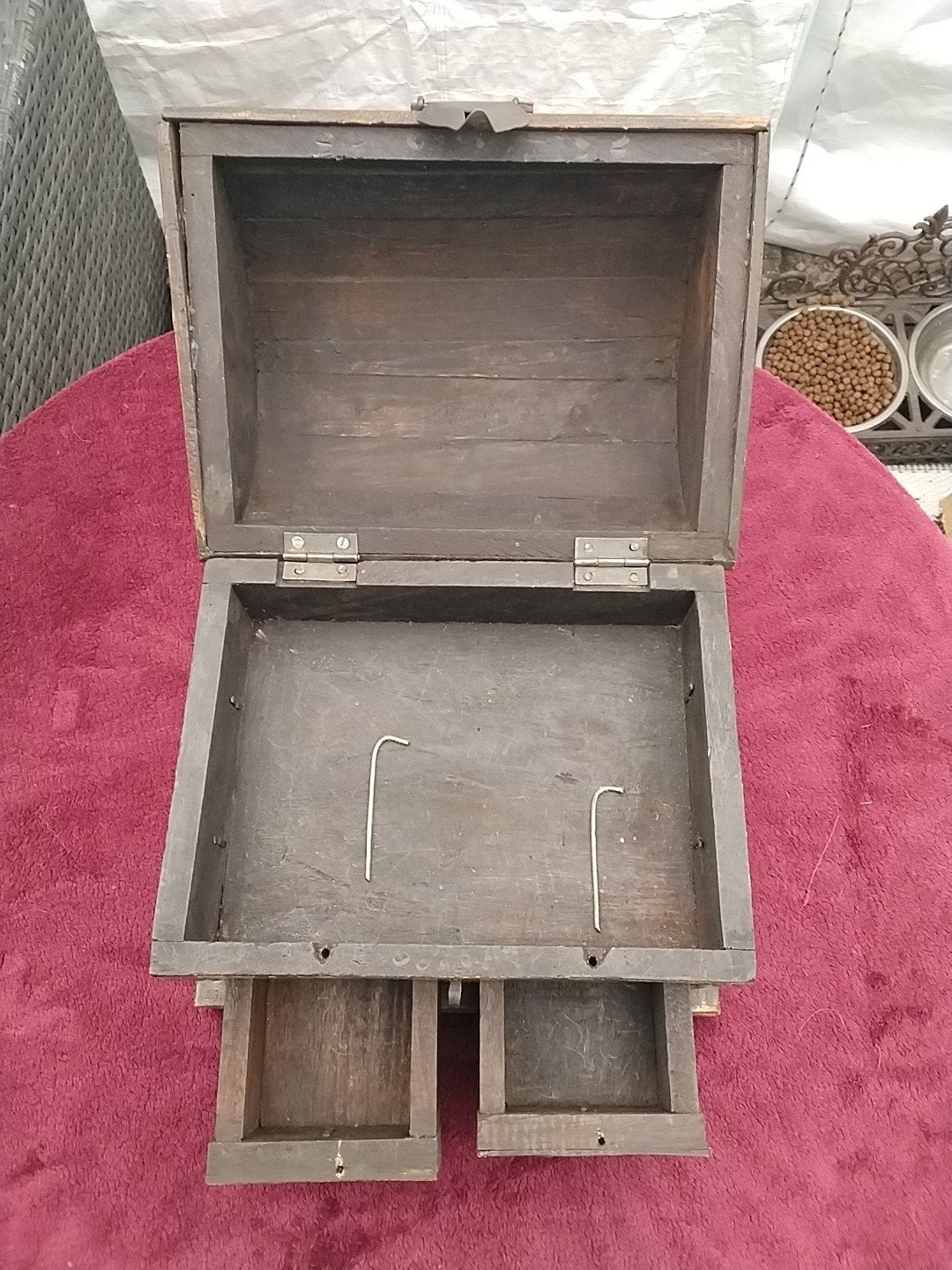Decoratieve Houten Schatkist met Lades, Ophalen of Verzenden