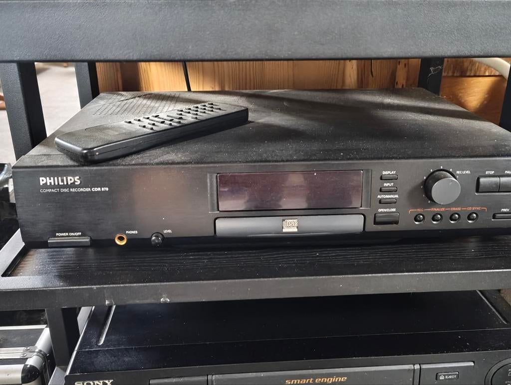 Philips Compact Disc Recorder CDR 870 + 150 CD-R's, Audio, Tv en Foto, Cd-spelers, Ophalen