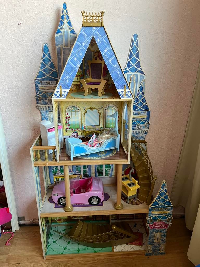 Poppenhuis disney, Kinderen en Baby's, Speelgoed | Poppenhuizen, Ophalen of Verzenden, Zo goed als nieuw, Poppenhuis