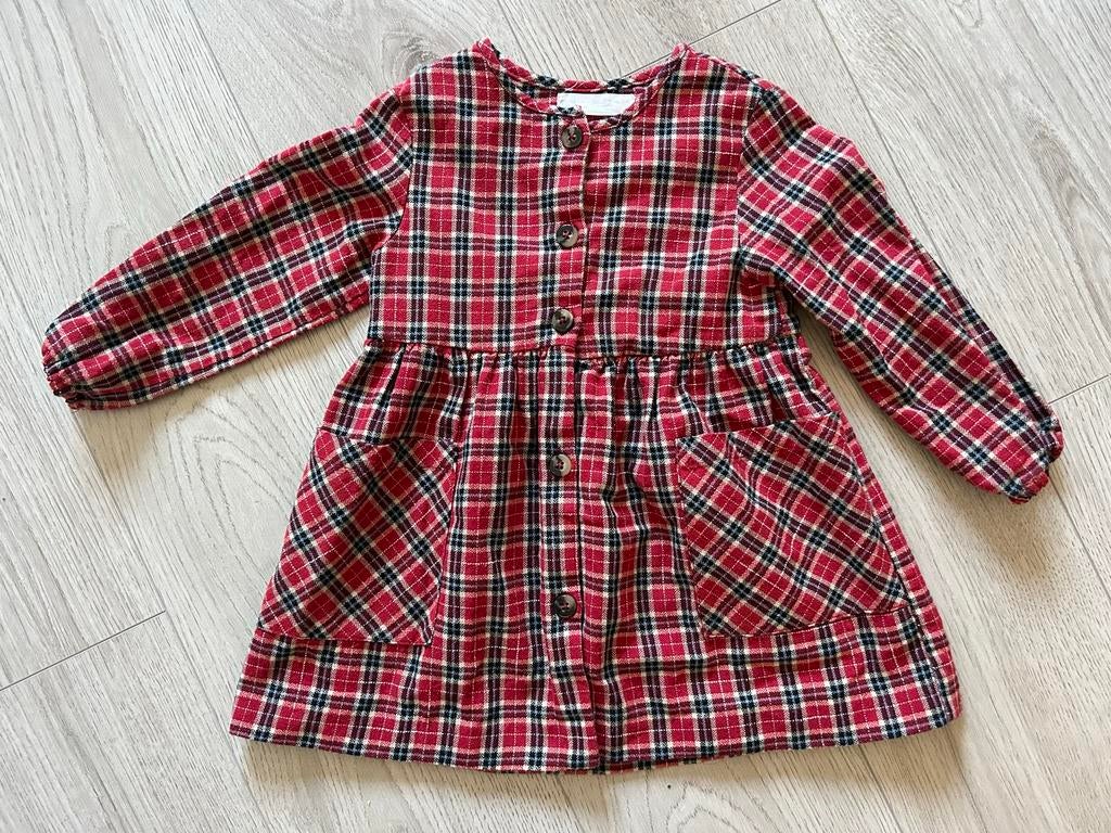 Geblokt jurkje, Zara, maat 104, Verzenden, Zo goed als nieuw, Meisje, Jurk of Rok