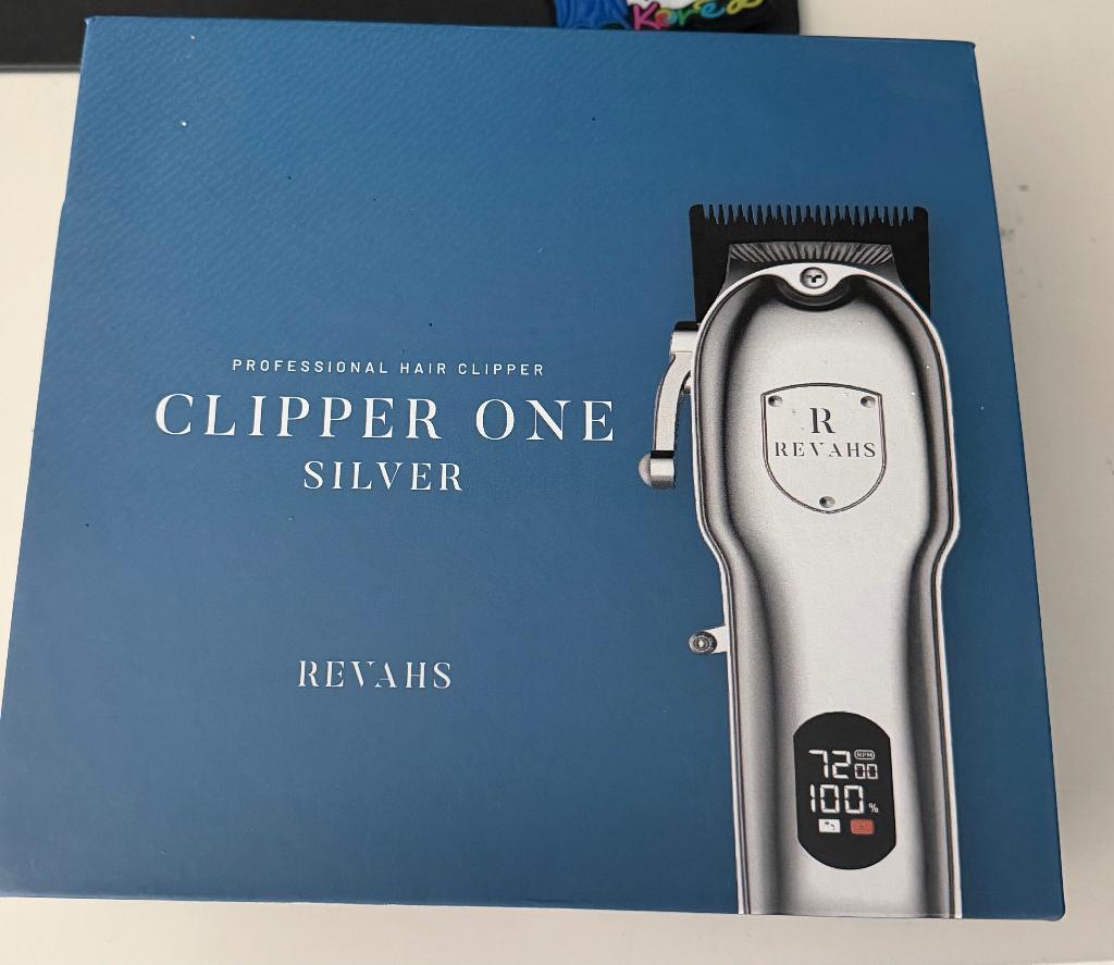 Professionele tondeuse REVAHS Clipper One Silver – als nieuw, Witgoed en Apparatuur, Persoonlijke-verzorgingsapparatuur, Zo goed als nieuw