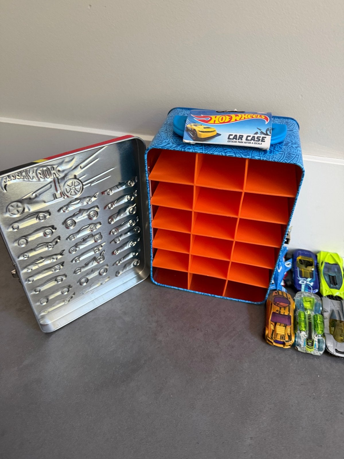 Hot Wheels Car Case met 20 Auto's, Ophalen of Verzenden, Gebruikt