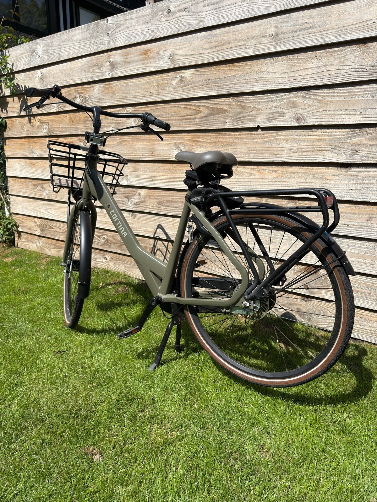 Cortina Common Family fiets - Zo goed als nieuw, Fietsen en Brommers, Fietsen | Dames | Damesfietsen, (Extra) lage instap, Velgrem