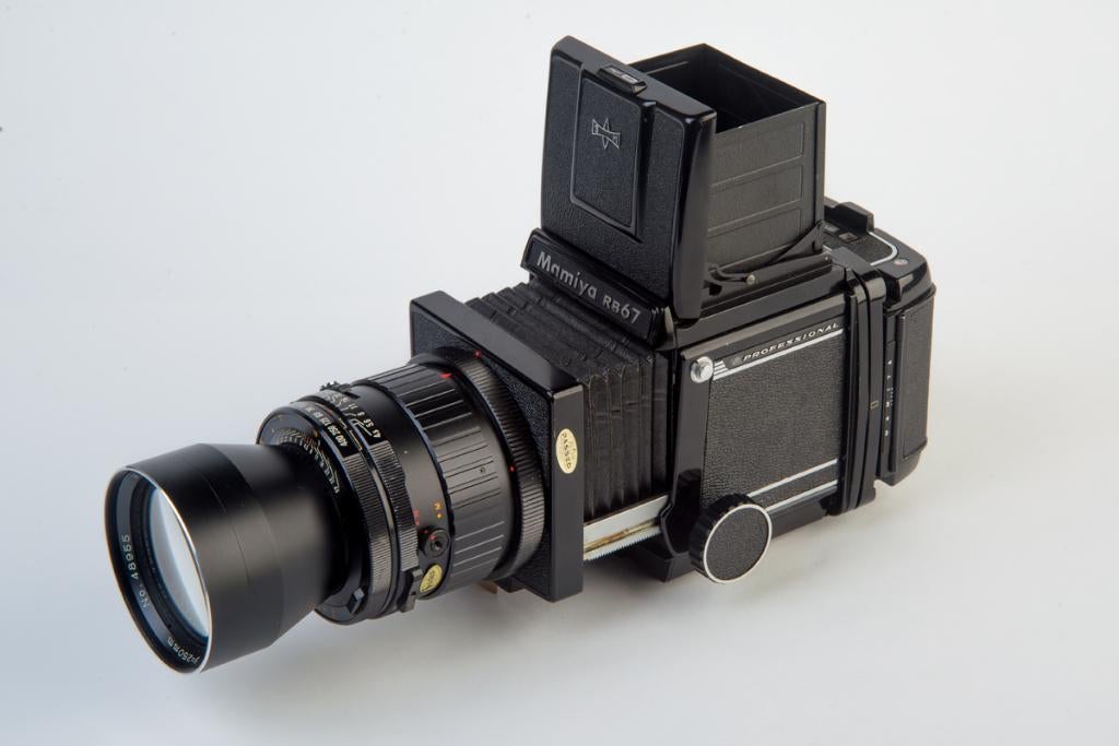 Mamiya rb 67 set incl. 90 mm en 250 mm., Audio, Tv en Foto, Fotocamera's Analoog, Ophalen of Verzenden, Spiegelreflex, Overige Merken