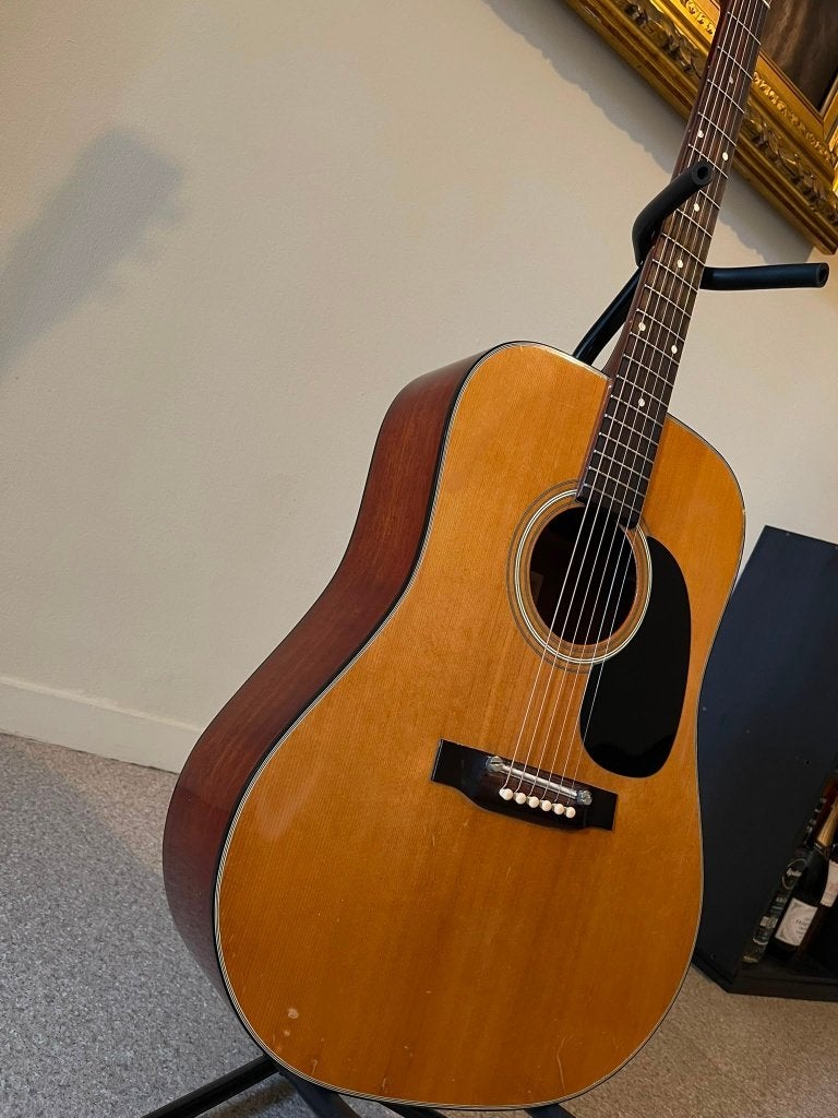 Aria 9020 . Made in Japan / 70s, Ophalen of Verzenden, Gebruikt, Western- of Steelstringgitaar