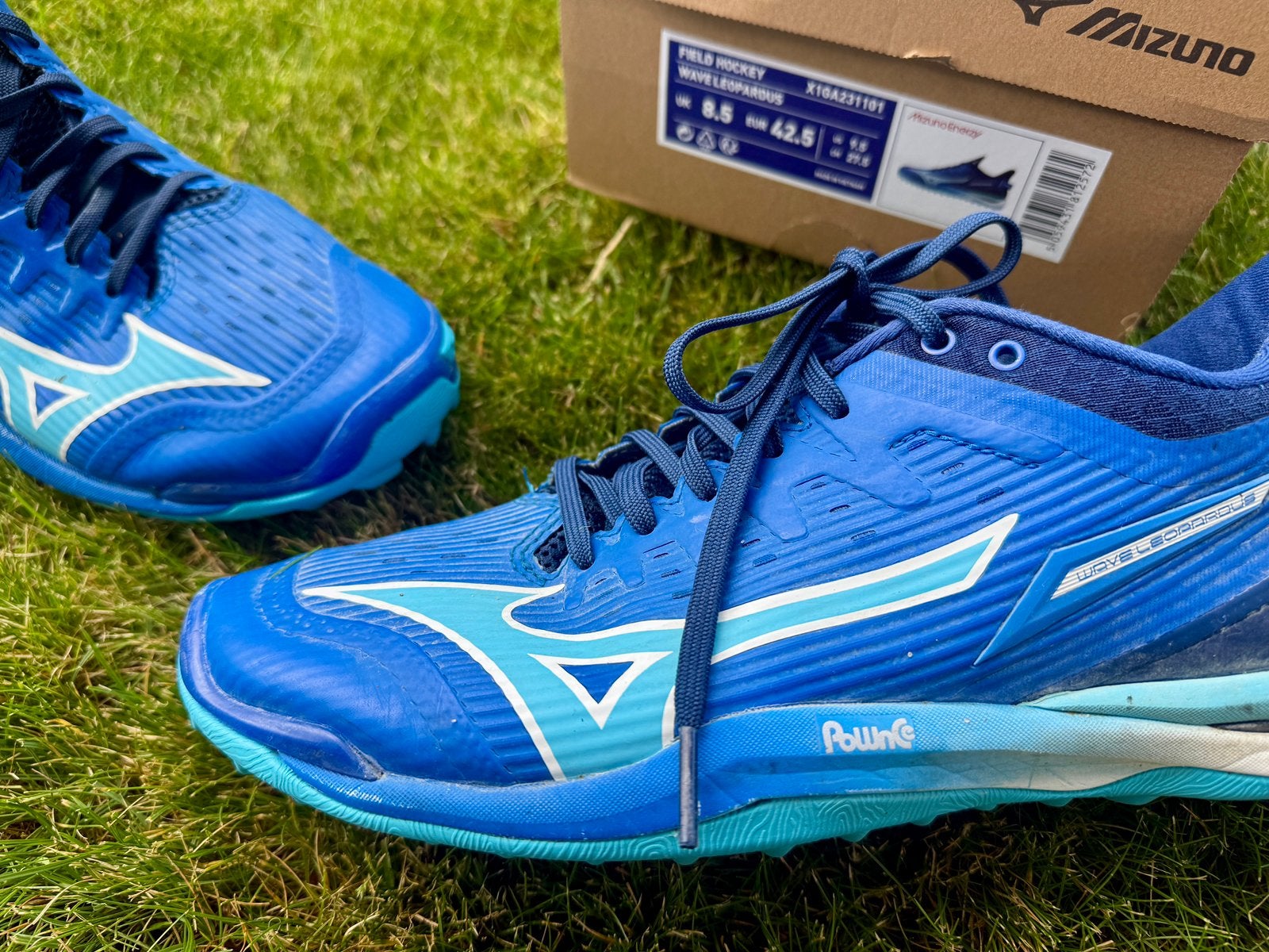 Kunstgras schoenen Mizuno Wave  schoenen in maat 42.5., Blauw, Sportschoenen, Ophalen of Verzenden, Zo goed als nieuw