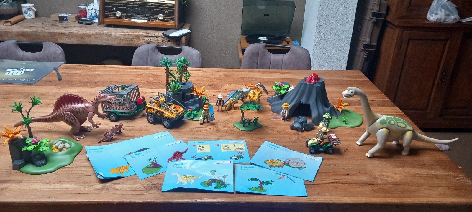Dino wereld playmobil., Kinderen en Baby's, Speelgoed | Playmobil, Ophalen, Gebruikt