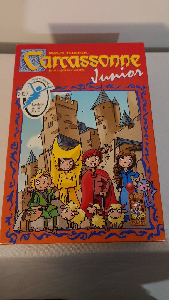 Carcassonne Junior - Leuk bordspel voor kinderen, Drie of vier spelers, Ophalen of Verzenden, Gebruikt, 999 Games
